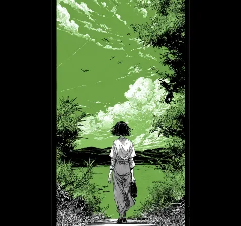 AGE动漫站内漫画封面墙与题材标签排布示意