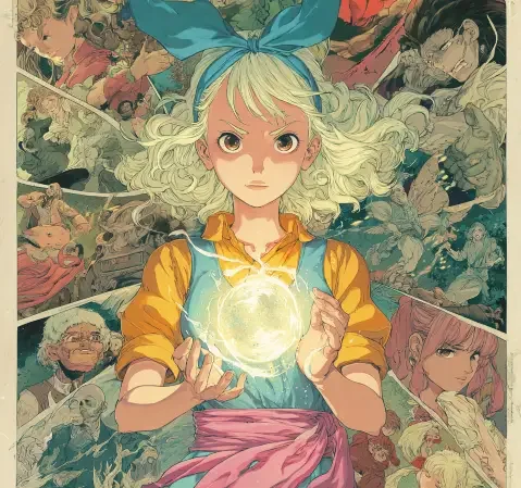 打印室的灯光漫画封面，职场纪事题材